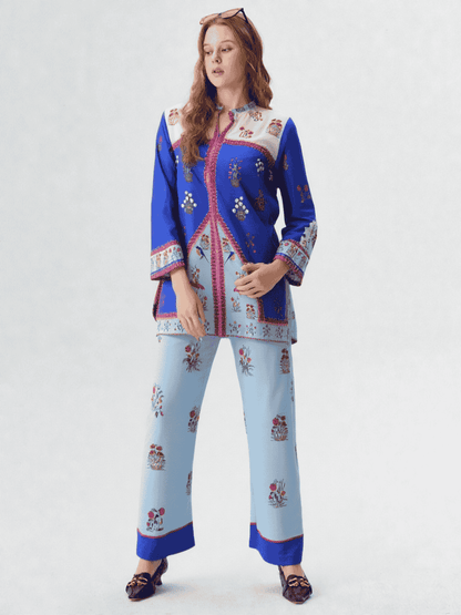 Saiyaara – Printed Slub Lawn Co-ord Set
