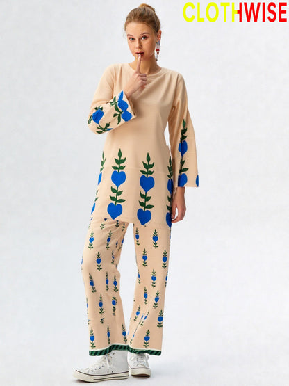 Saiyaara – Printed Slub Lawn Co-ord Set