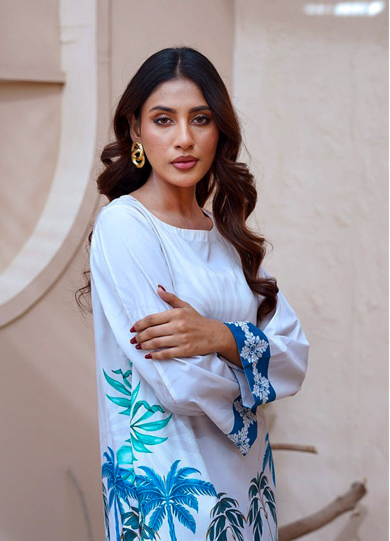 Saiyaara – Printed Slub Lawn Co-ord Set