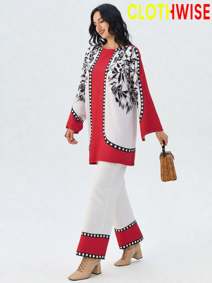 Saiyaara – Printed Slub Lawn Co-ord Set