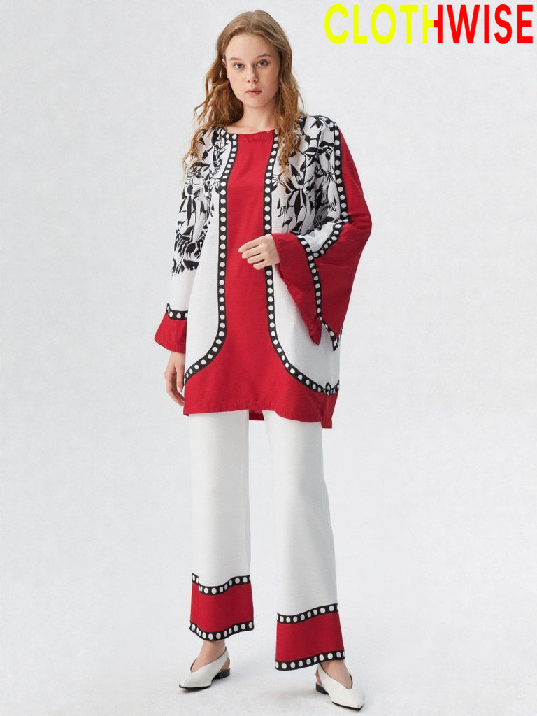 Saiyaara – Printed Slub Lawn Co-ord Set
