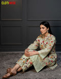 Minty Meadow Digital Printed Swiss Lawn Chikankari | Eid 2026 - Pakistani Women Pret | CLOTHWISE