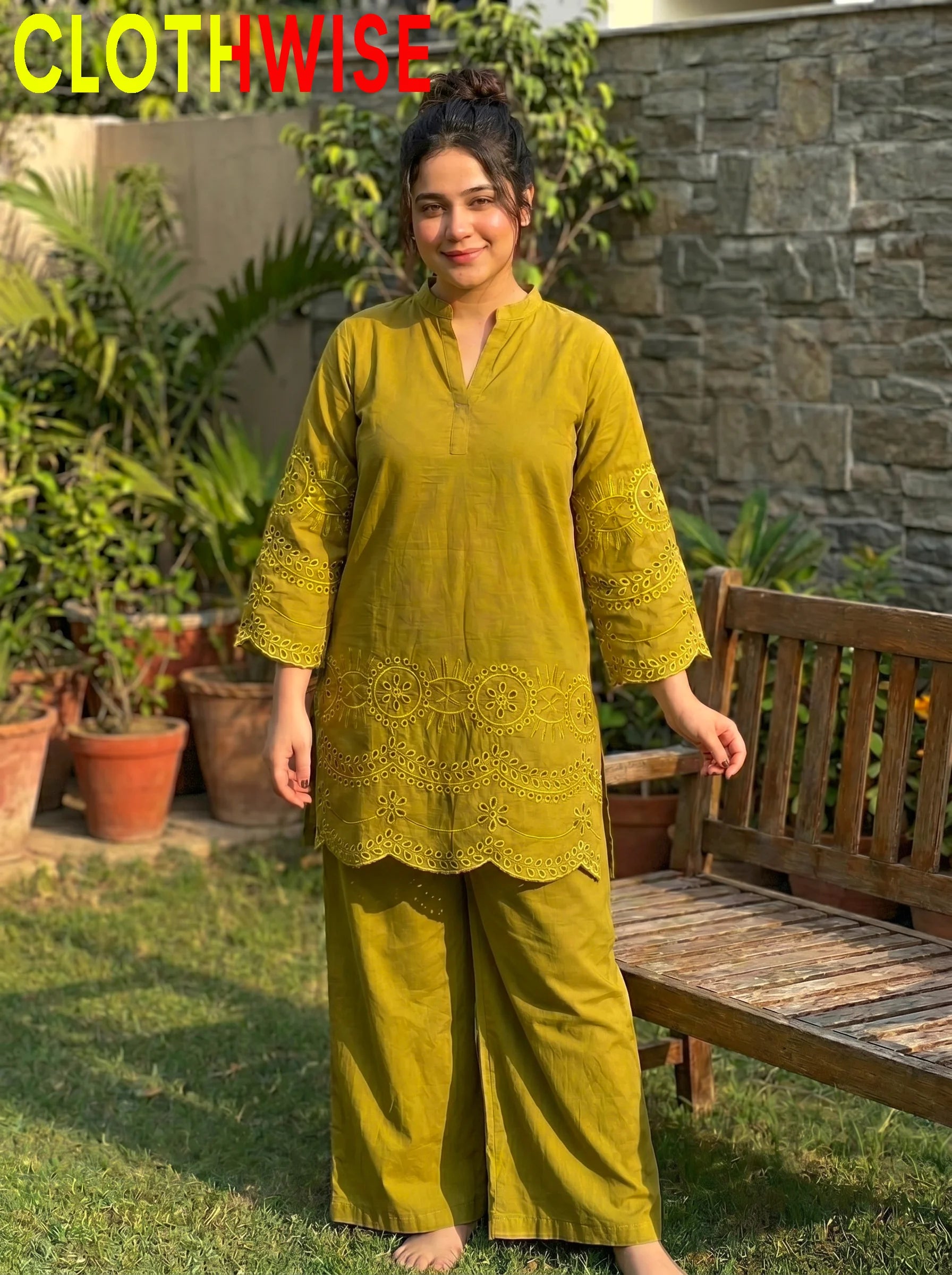 CottonCut Dhani Unstitched Lawn Suit – Standing Full Length View