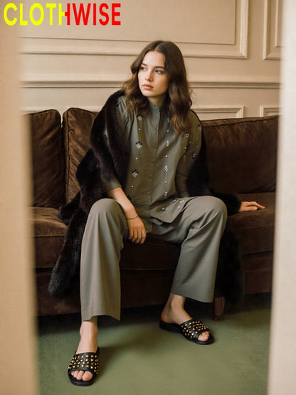 Gulsara embroidered co-ord set for women