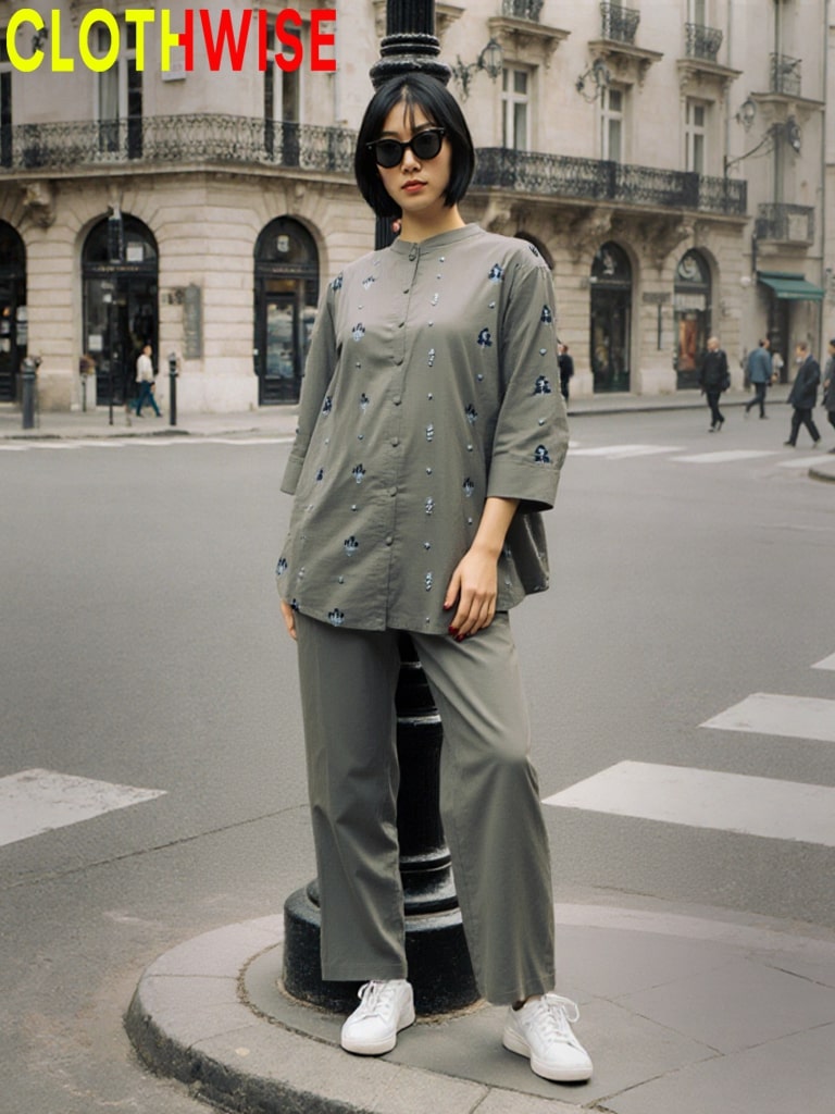 Gulsara embroidered co-ord set for women