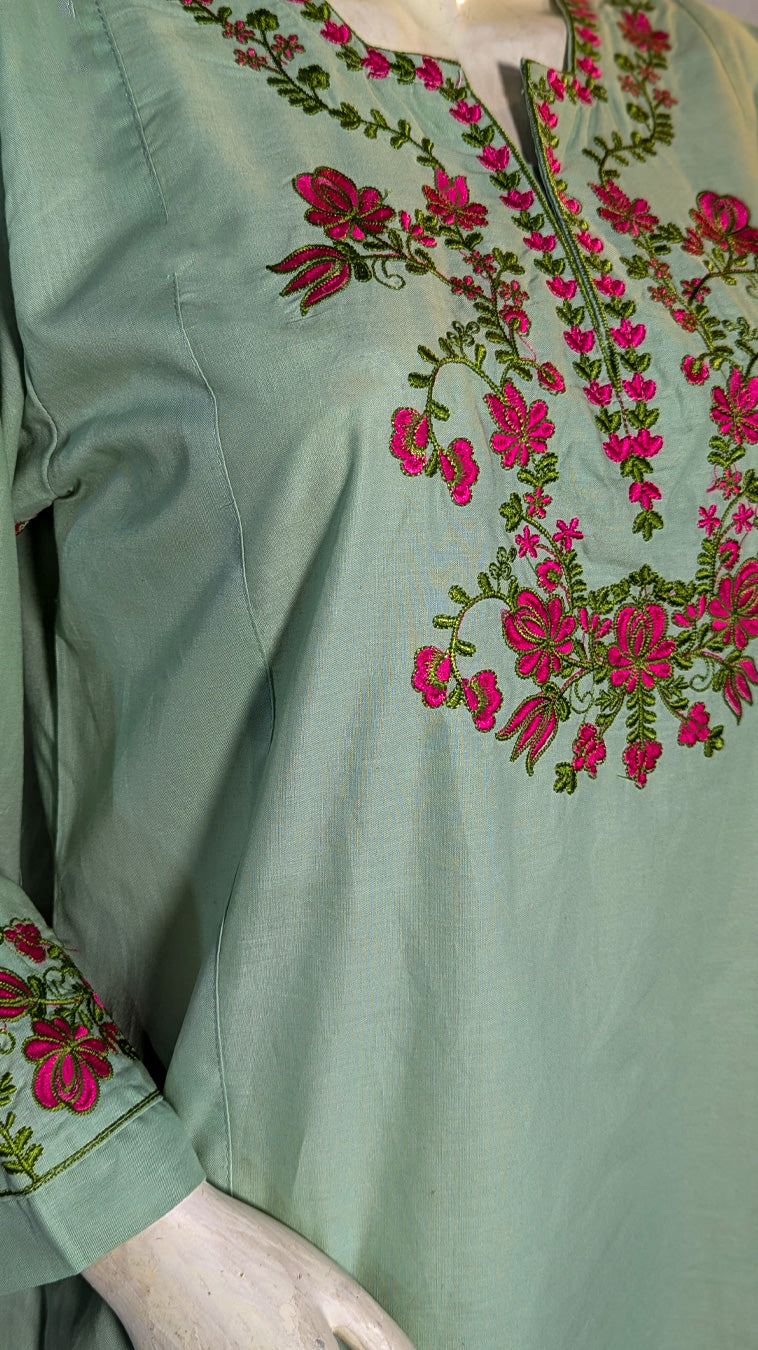 Rangzaar – 2 Piece Embroidered Cotton Co-ord Set for Girls & Women