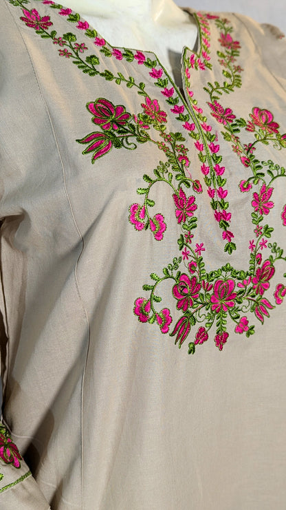 Rangzaar – 2 Piece Embroidered Cotton Co-ord Set for Girls & Women