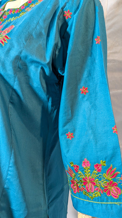 Rangzaar – 2 Piece Embroidered Cotton Co-ord Set for Girls & Women