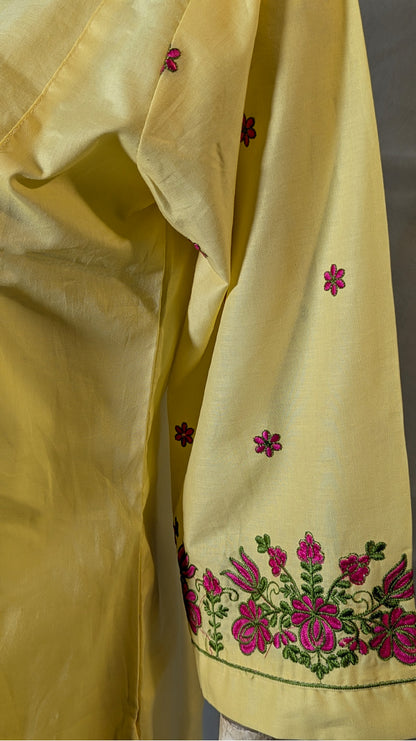 Rangzaar – 2 Piece Embroidered Cotton Co-ord Set for Girls & Women