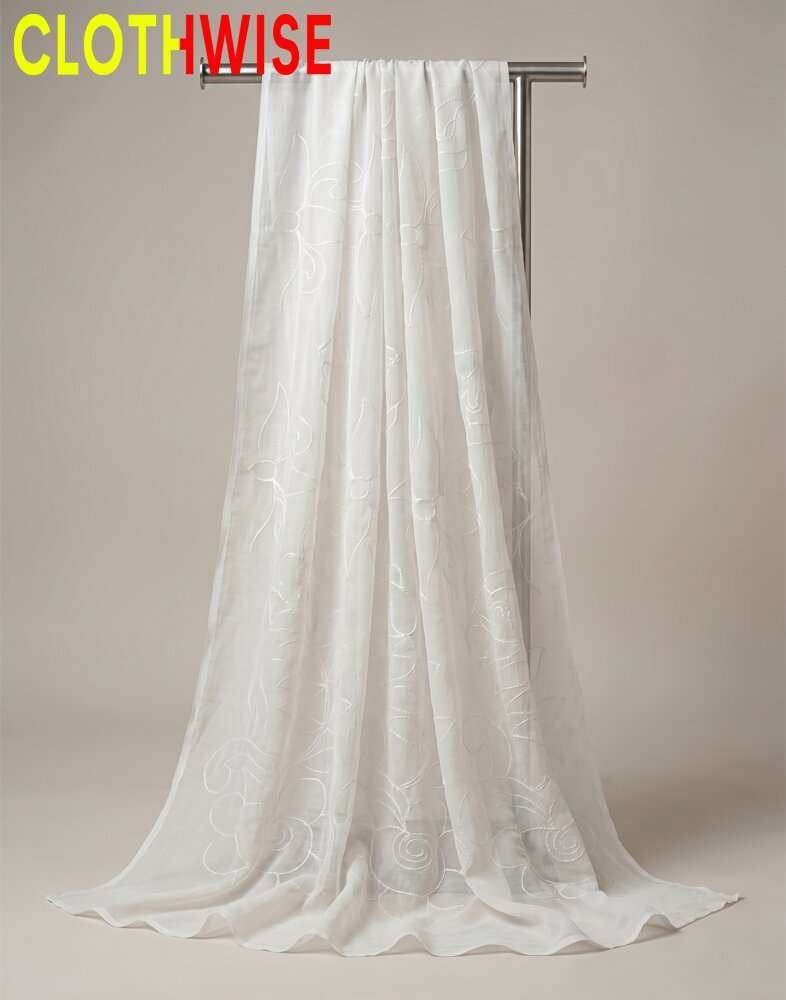 Zartaaj - Ivory Pearl Premium Embroidered 3-Piece Luxury Collection