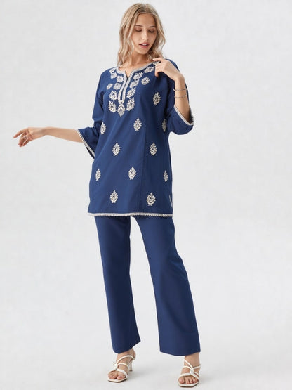 ZARIA – 2-Piece Cotton Co-Ord | where threads tell a story
