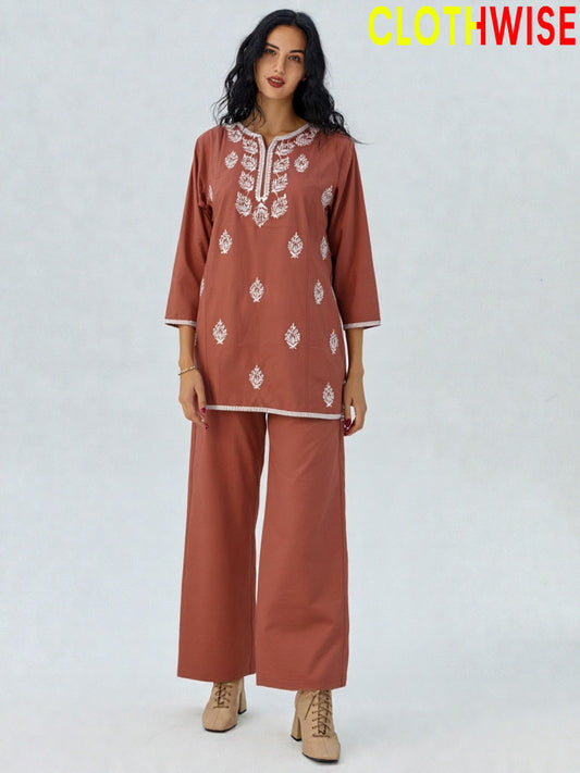 ZARIA – 2-Piece Cotton Co-Ord | where threads tell a story
