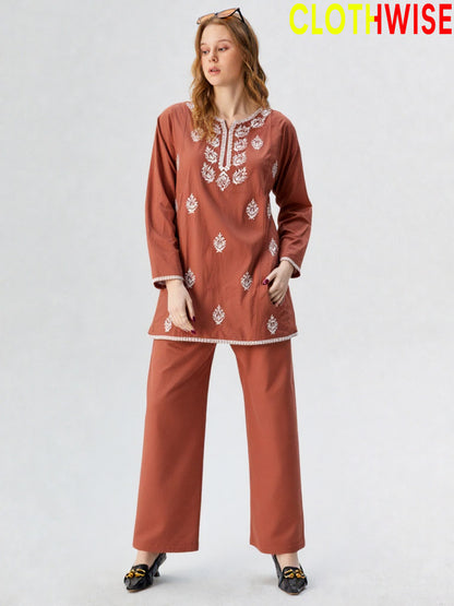 ZARIA – 2-Piece Cotton Co-Ord | where threads tell a story