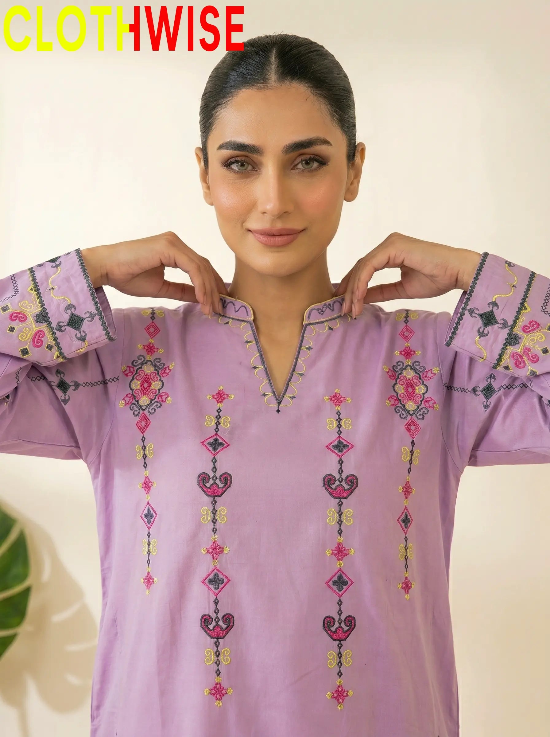 Taana Baana London Hue Co-ord Set – Close-Up Detail View