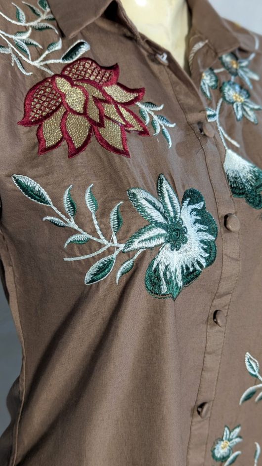 Lotus – Intricately Embroidered Co-ord Set by CLOTHWISE