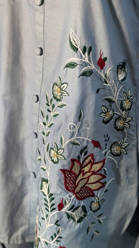 Lotus – Intricately Embroidered Co-ord Set by CLOTHWISE