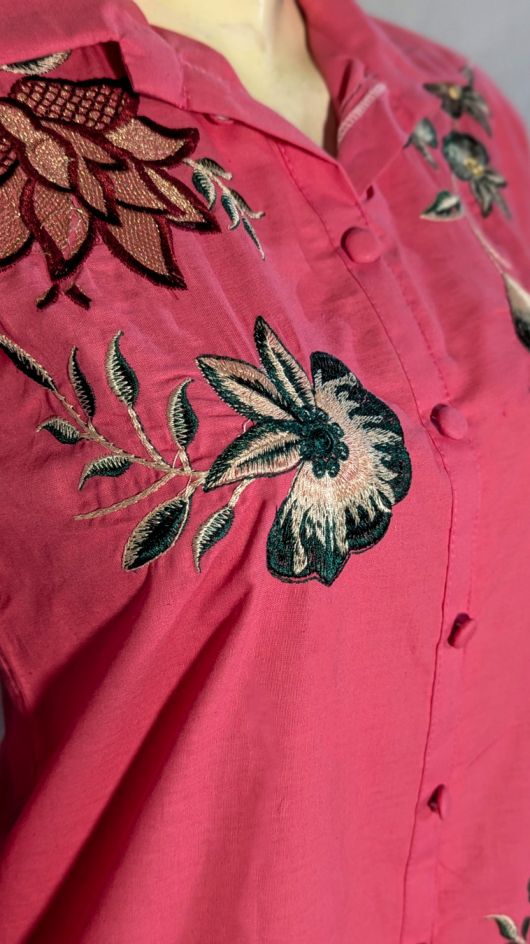 Lotus – Intricately Embroidered Co-ord Set by CLOTHWISE