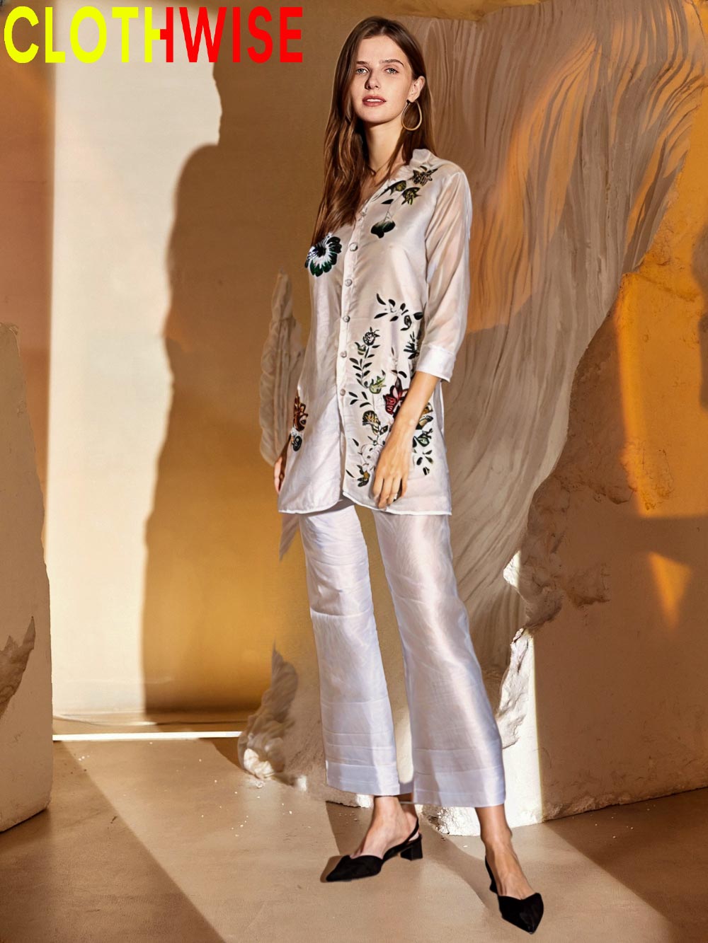 cotton embroidred co-ord sets 2-pcs 