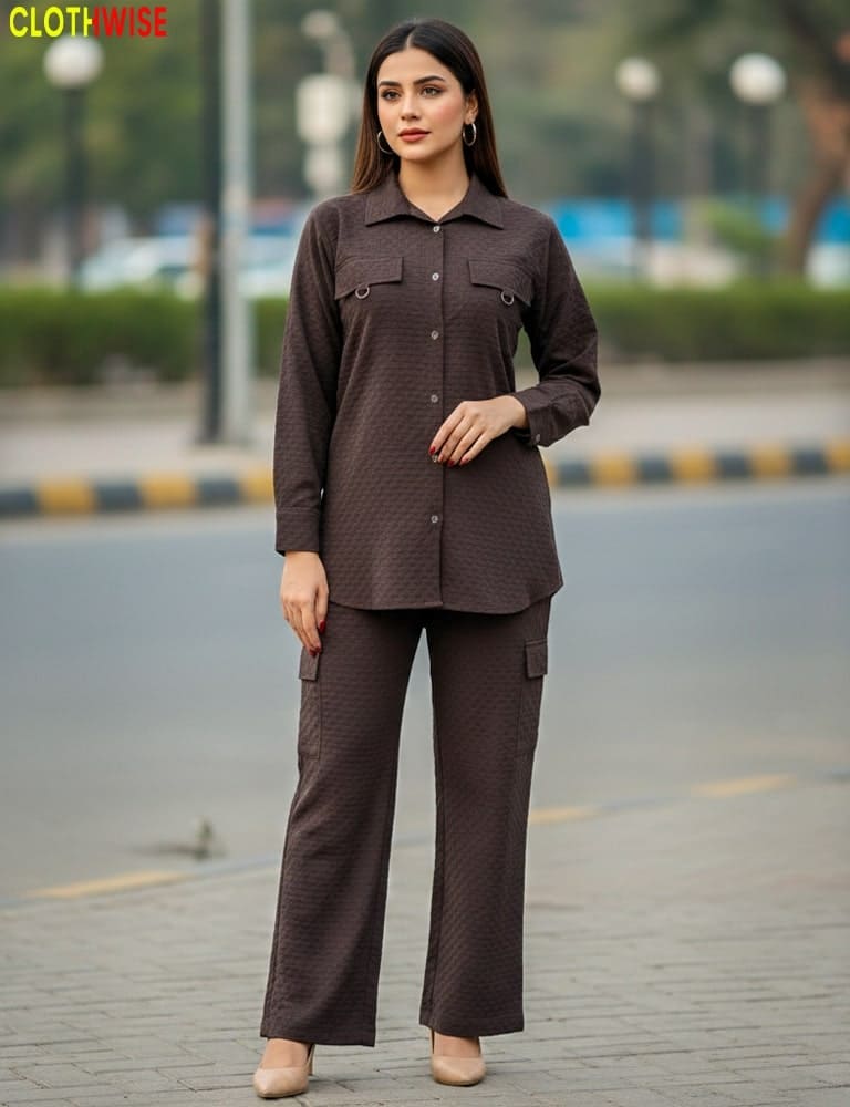 Urbanex – Western 2-Piece Lycra Co-Ord Set by Clothwise