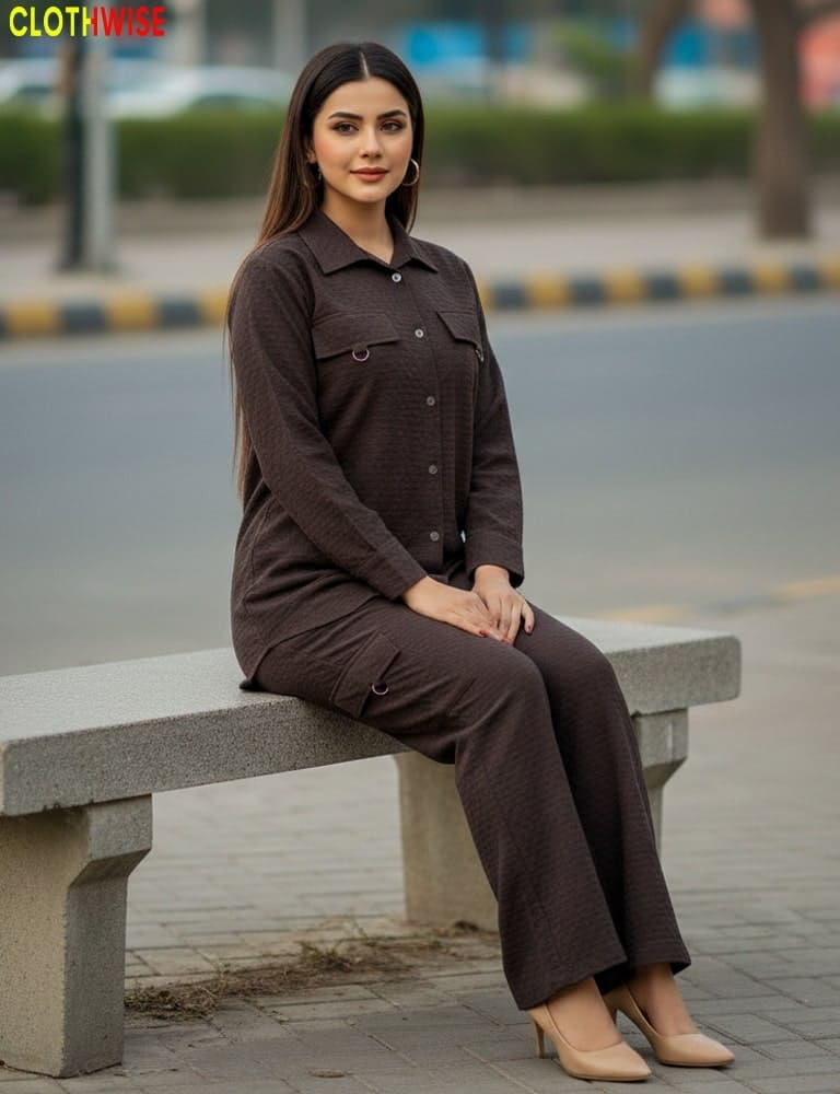 Urbanex – Western 2-Piece Lycra Co-Ord Set by Clothwise