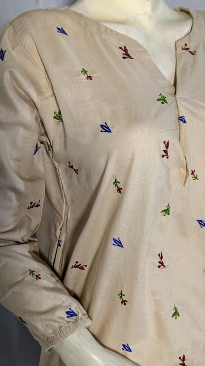 Blossom – Embroidered Co-ord Set with Side Pockets