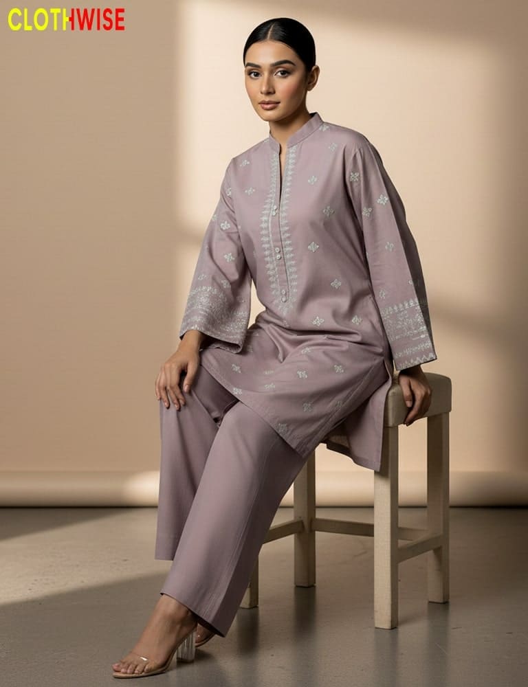 women wearing onion embroidered co-ord by clothwise 