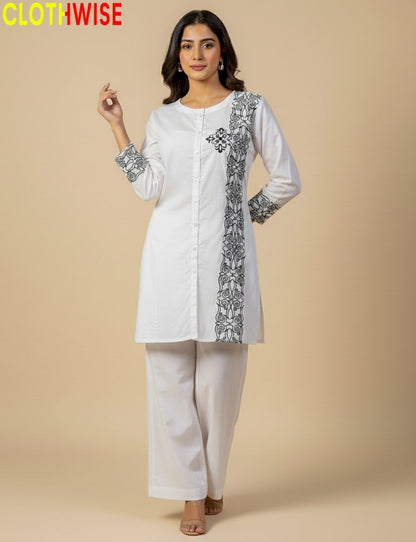 womens wearing white outfit co-ord set clothwise