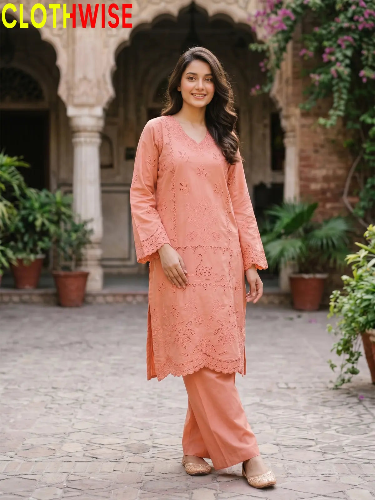 Mehrunisa – 2 & 3 Piece Embroidered Cutwork Lawn Suit with Chiffon Dupatta