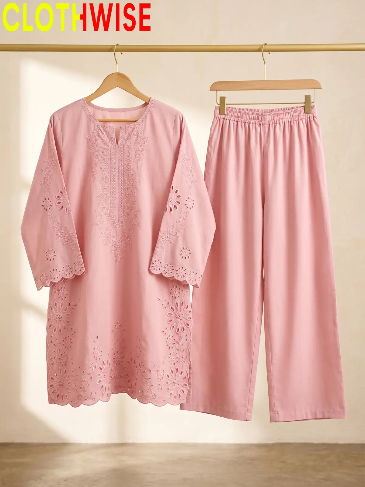 Flavia – Embroidered 2 Piece Co-ord Set for Women | Clothwise