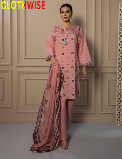 womens wearing embroidered 2-pcs clothwise 