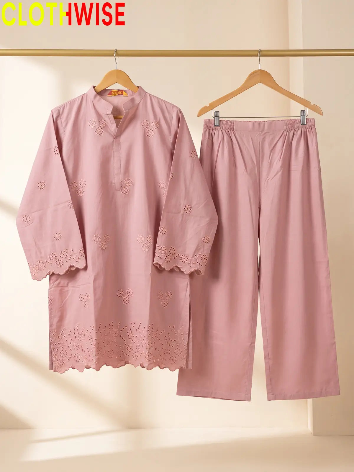 Zimal - Chikankari Embroidered 2Pc Cotton Suit | Eastern Wear