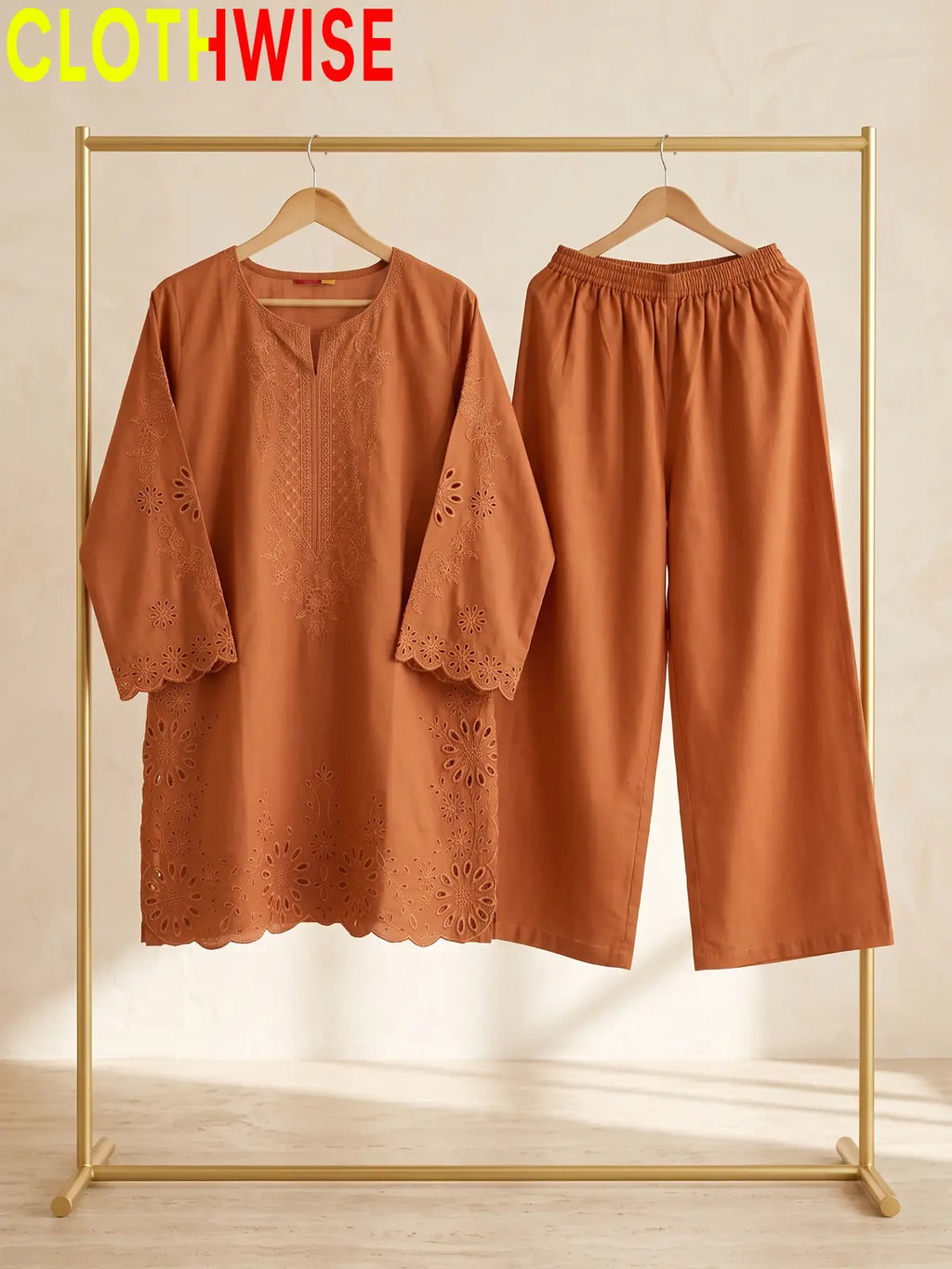 Flavia – Embroidered 2 Piece Co-ord Set for Women | Clothwise