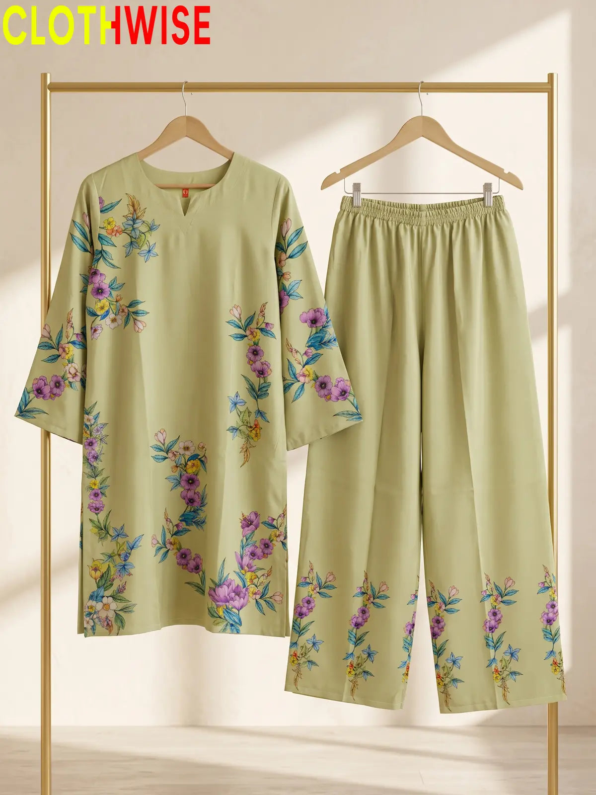 Garden Muse Printed 2-Piece Suit
