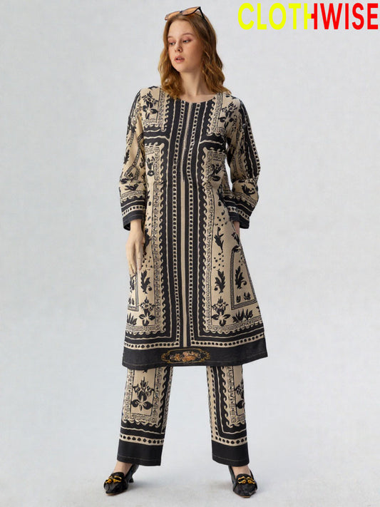Slub Essence – 2PC Printed Slub Lawn by Clothwise