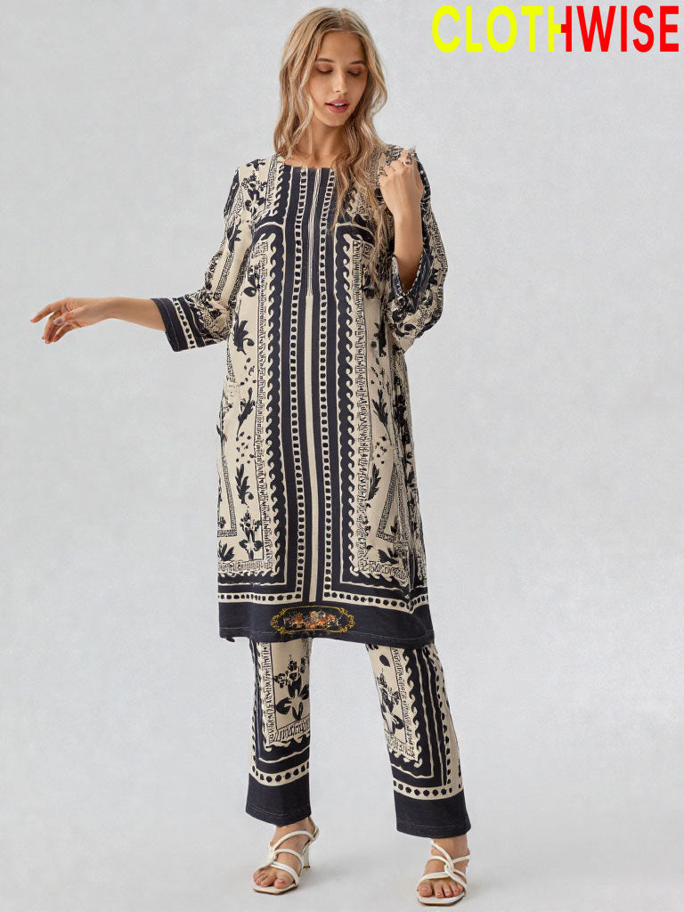Slub Essence – 2PC Printed Slub Lawn by Clothwise