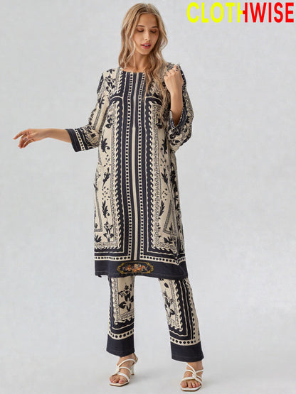Slub Essence – 2PC Printed Slub Lawn by Clothwise