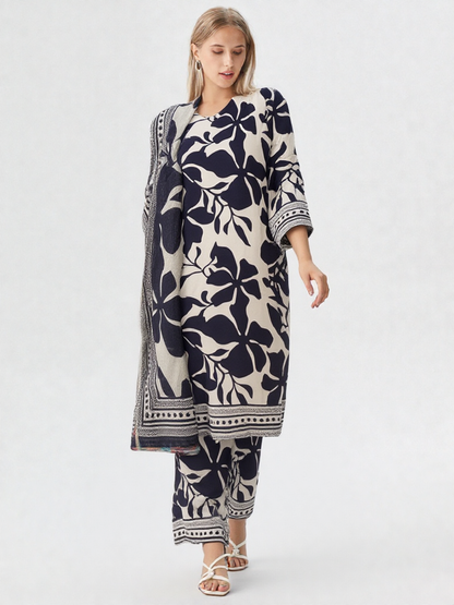Slub Essence – 3-PCS/2PC Printed Slub Lawn by Clothwise
