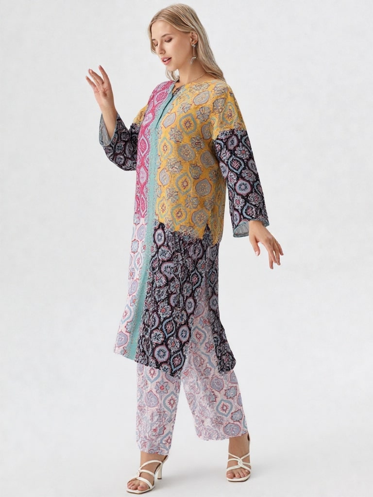 Slub Essence – 2PC Printed Slub Lawn by Clothwise