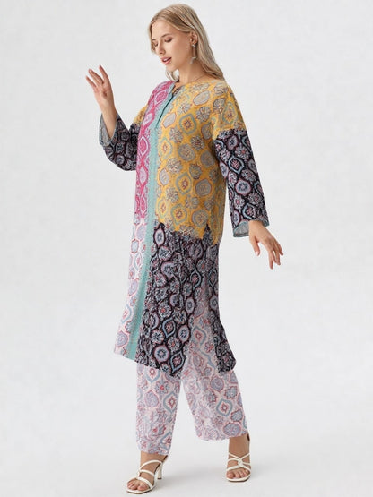Slub Essence – 2PC Printed Slub Lawn by Clothwise
