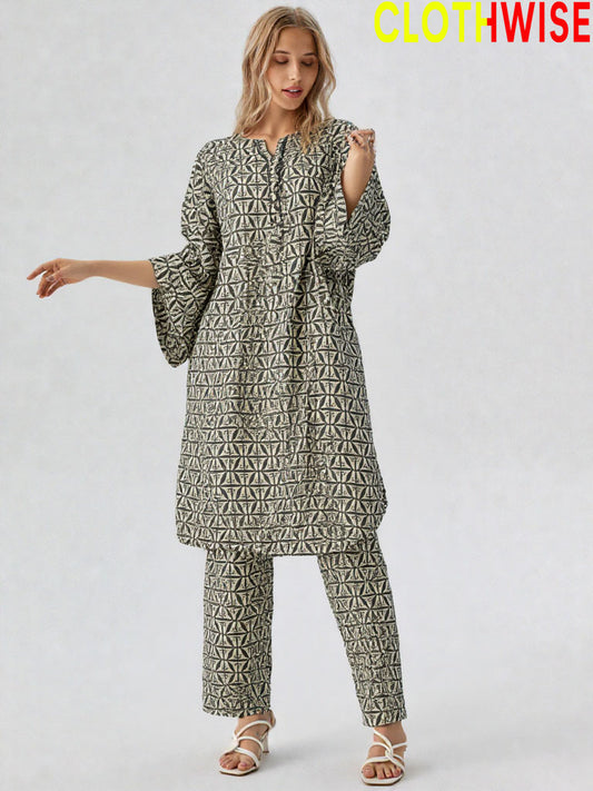 Slub Essence – 2PC Printed Slub Lawn by Clothwise