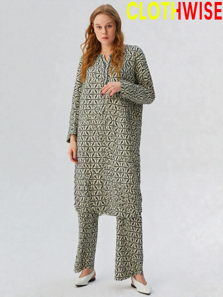Slub Essence – 2PC Printed Slub Lawn by Clothwise