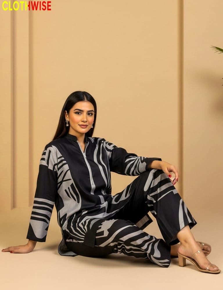 Bivossa – Winter Viscose Silk Printed Co-Ord Set