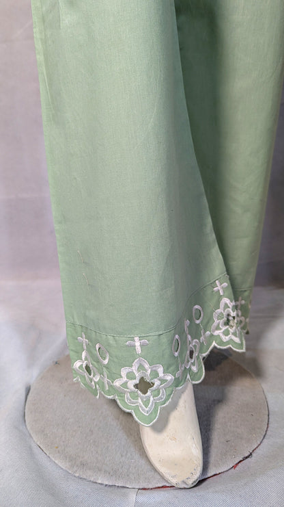 Yashal – 2-Piece Embroidered Cutwork Co-ord Set