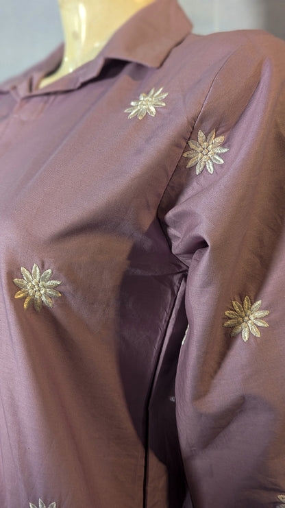 Noor – Aesthetic Embroidered Co-Ord Set