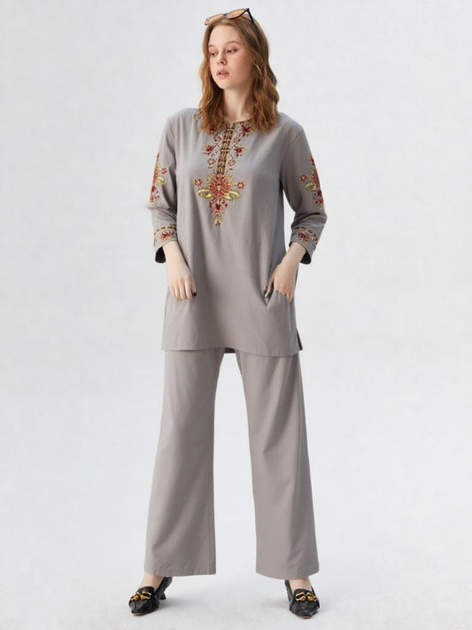 Bahaaran – Premium Embroidered Co-ord Set | CLOTHWISE